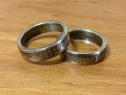 US State Coin Ring (90% Silver)